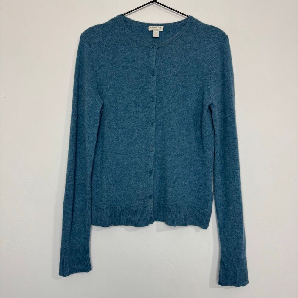 Garnet Hill Essential Cashmere Cardigan M